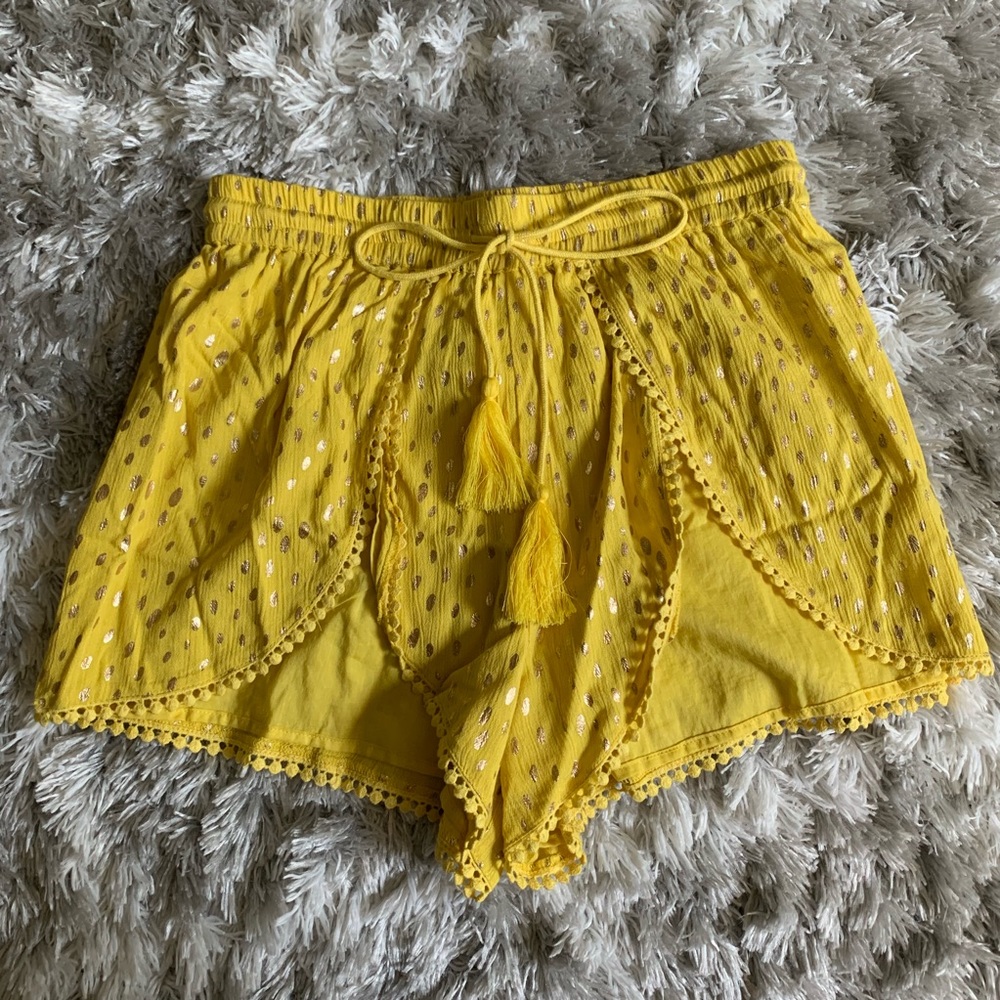 Metallic Polka Dot Shorts